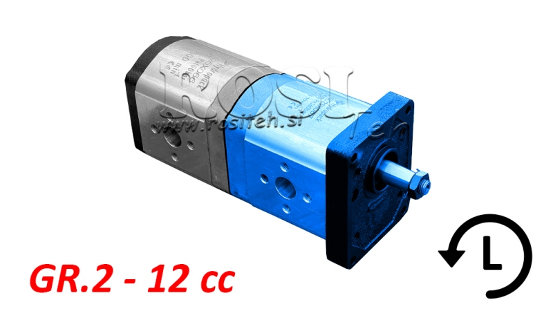 HIDRAVLIČNA ČRPALKA 20A12X067 FRONT GR.2 12 CC LEVA