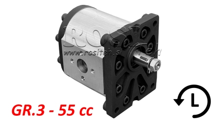 HYDRAULIC PUMP GR.3 55 CC LEFT - FLANGE