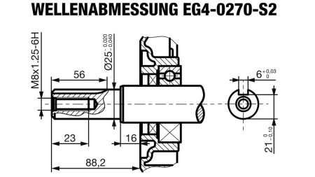 bensinmotor EG4-420cc-9.6kW-13.1HP-3,600 RPM-H-KW25x88.5-manuell start