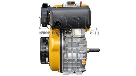 moteur diesel 418cc-7.83kW-10.65HP-3,600 RPM-H-KW25x88-démarrage manuel