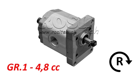 HYDRAULIC PUMP GR.1 4.8 CC RIGHT - THREAD