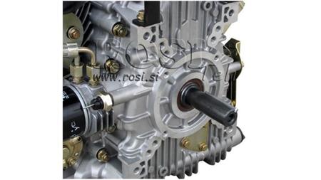 moteur diesel 870cc-15.2kW-3,600 RPM-V-E-KW25.4 (1 pouce)x78.8-démarrage électrique