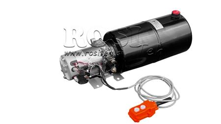 MINI HIDRAULISKAIS AGREGĀTS 24V DC - 2.2kW = 2.1cc - 12 litri