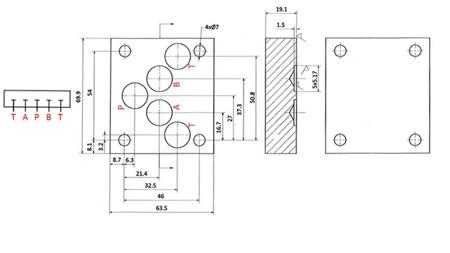 LUKKET BASE CETOP5