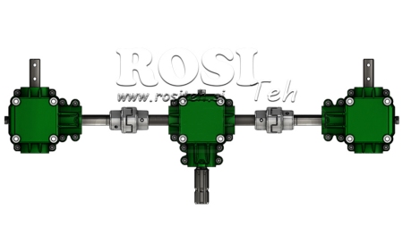 SZÖGHAJTÁS KÉSZLET 1:1,44 (27HP- 20kW) SZÓRÓFEJHEZ L800 ÖNTÖTTVAS BIZTONSÁGI REDSZERREL