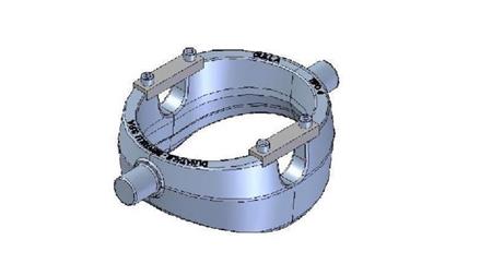 KLIETKA - KOLÍSKA  HYDRAULICKÉHO VALCA KAT.4 -150 (20 ton)