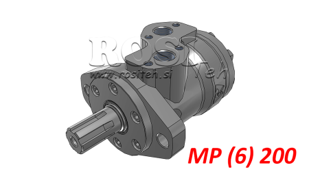 HYDRAULISK MOTOR MP 200 CC - 6 TENNER