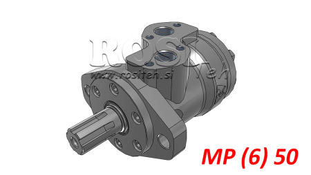 HYDRAULIC MOTOR MP 50 CC - 6 TEETH