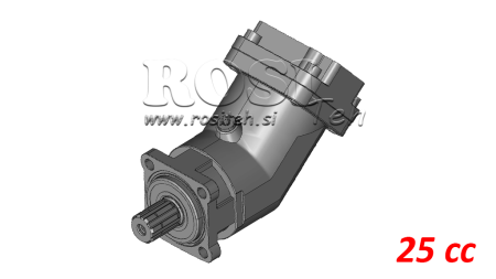 PISTON HYDRAULIC MOTOR  25CC - 140NM  