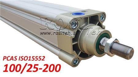 PNEUMATIC CYLINDER PCAS 100/25-200 BE ISO15552