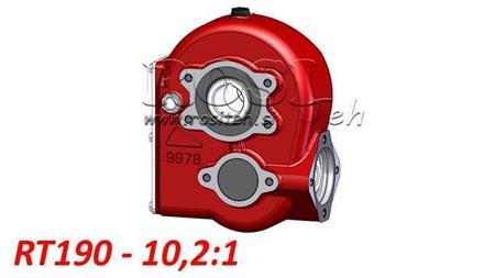 REDUCTOR - MULTIPLICATOR RT190 FOR HYDRAULIC MOTOR MP/MR/MS gear ratio 10,2:1