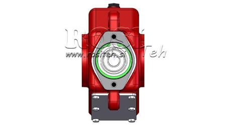 REDUKTOR - SZOROZÓ RT200 ZA HIDRAULIKUS MOTOR MP/MR arány 16,4:1