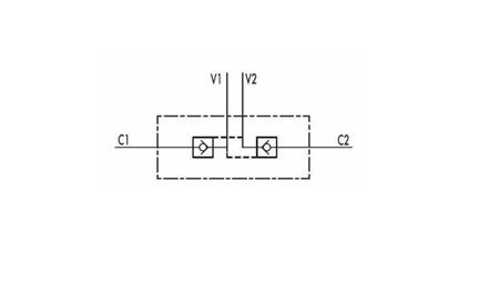 BLOK VENTIL VBPDE 3/8  - shema