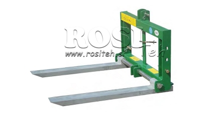 FORCHE PER PALLET A TRE PUNTI PER TRATTORE 600kg